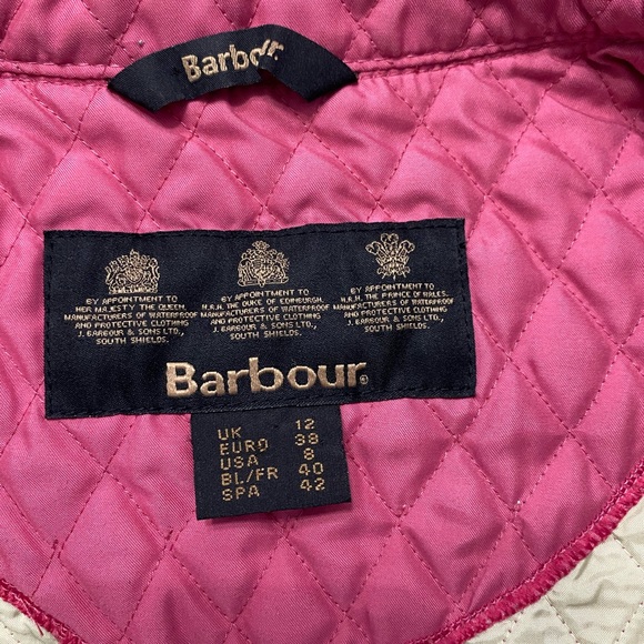 Barbour Pink Fulbourn Lightweight Short Gilet - Picture 14 of 15